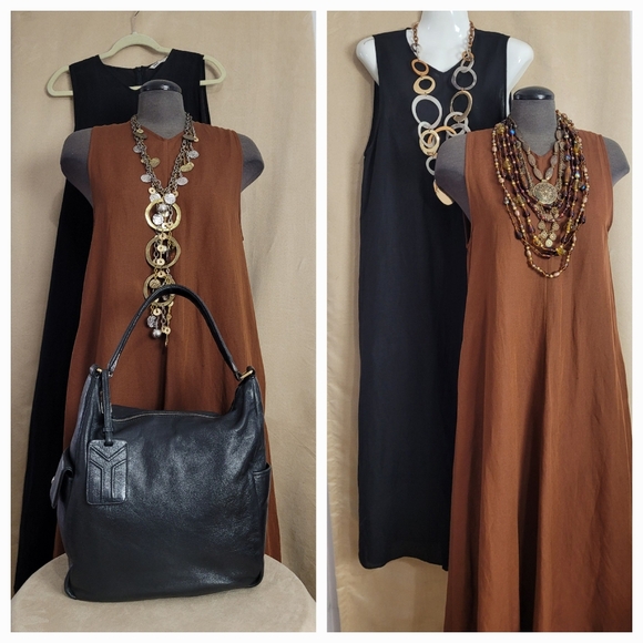 Linen Dress / M / L / NEW - Picture 7 of 12